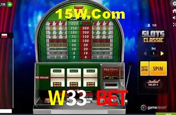 W33 Bet Brasília - Jogo Features